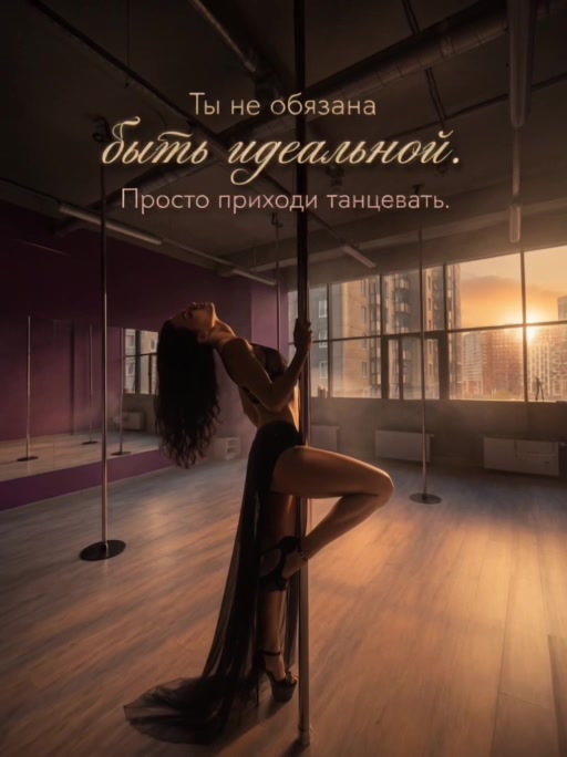Оформление пилонной студии